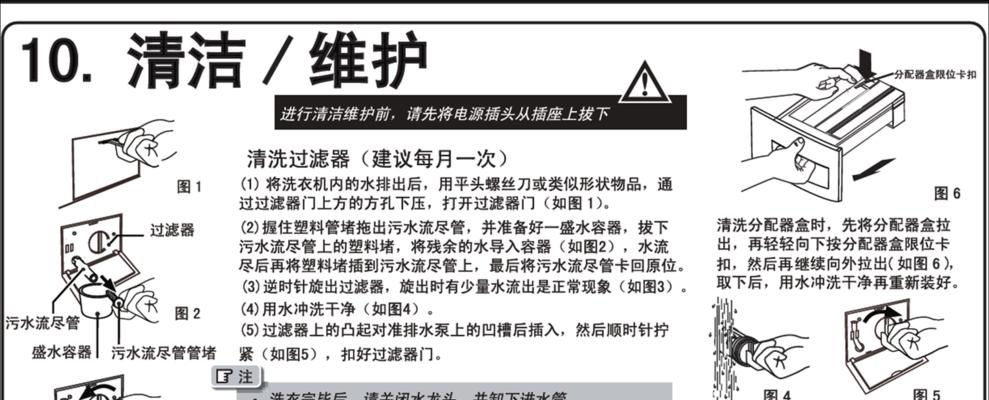 长虹洗衣机里面的清洗方法（轻松保持长虹洗衣机内部清洁）  第1张