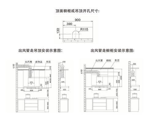 油烟机安装尺寸预留的重要性（正确预留安装尺寸能有效提高油烟机使用效果）  第1张